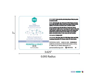Dhs Sal Sample 0.6 Oz (Dhs Sal Shampoo Sample Page 0001)